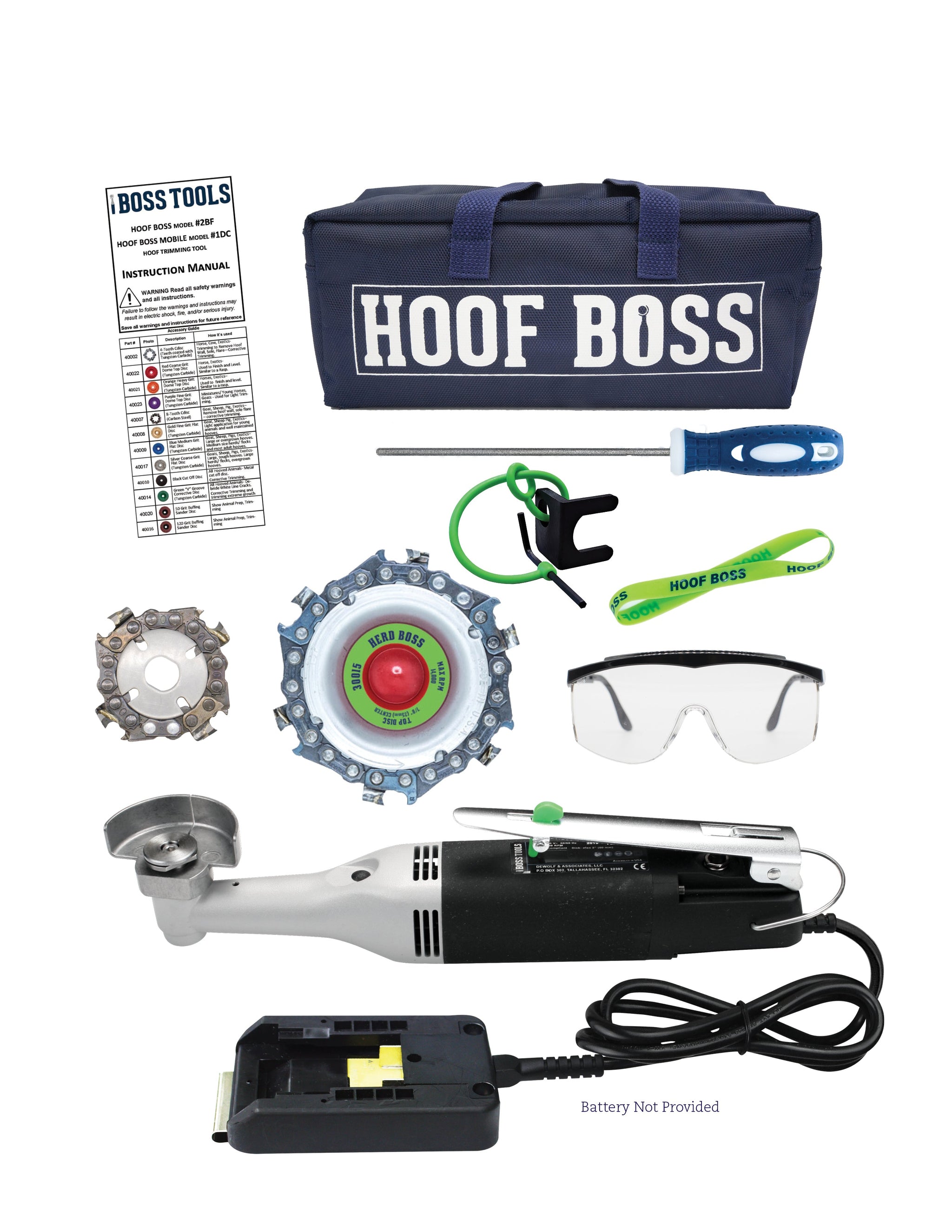 Complete Dairy Cow Hoof Trimming Set