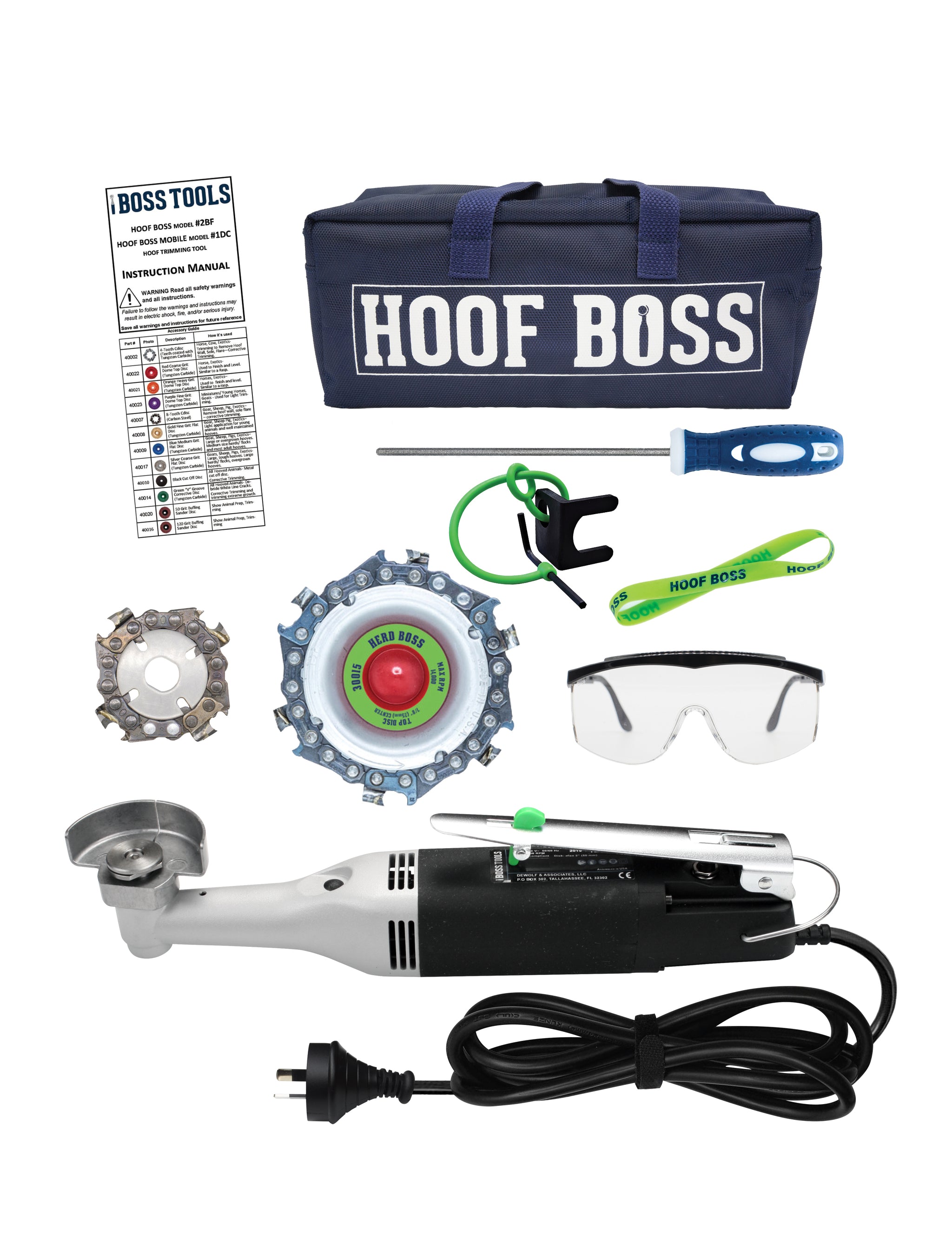 Complete Dairy Cow Hoof Trimming Set